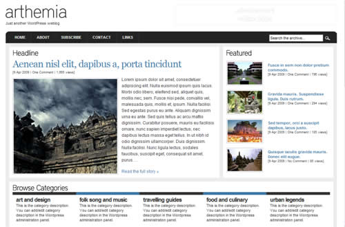 Wordpress Arthemia theme by michaelhutagalung.com